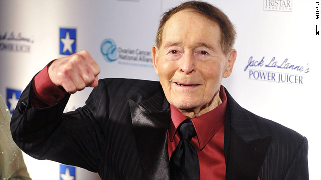 Jack LaLanne spent decades talking about the healthful benefits of exercise and fitness.