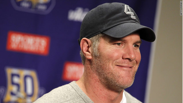 Brett Favre said he had no regrets as he appeared to bring down the curtain on his illustrious NFL career.
