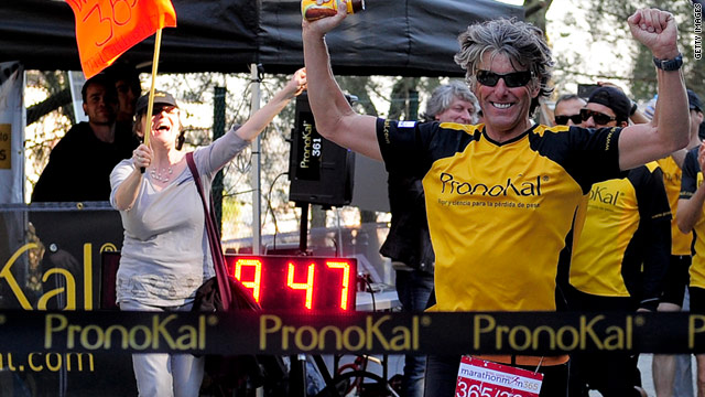 Man Runs Marathon In Living Room