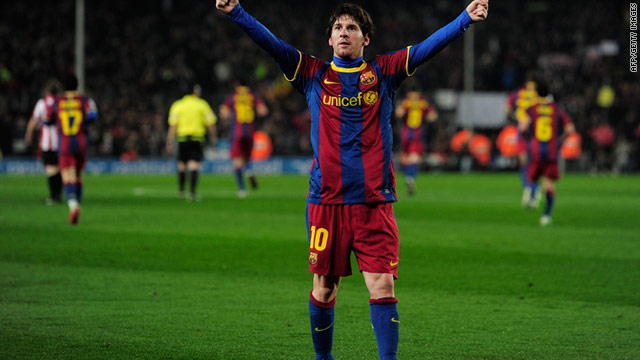 Lionel Messi scored the winner as Barcelona beat Athletic Bilbao 2-1 at the Nou Camp on Sunday.