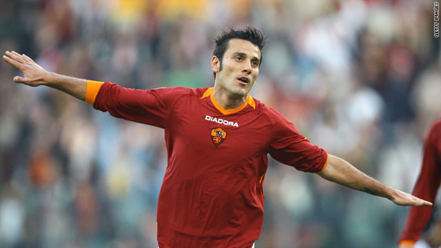 Roma's new coach Vincenzo Montella scored 84 goals for the club as a player.