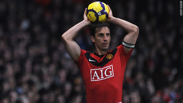 Gary Neville was part of a golden generation of young players brought through at Manchester United in the 1990s.