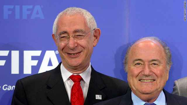 Lord Triesman in happier times with FIFA president Sepp Blatter during England's World Cup bidding process.