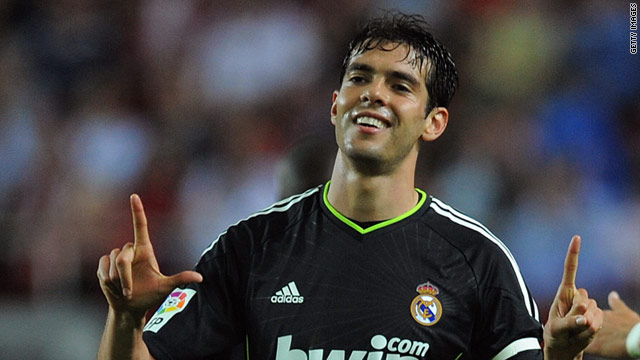 Real Madrid's Brazilian midfielder Kaka missed the first four months of this season following knee surgery in August.