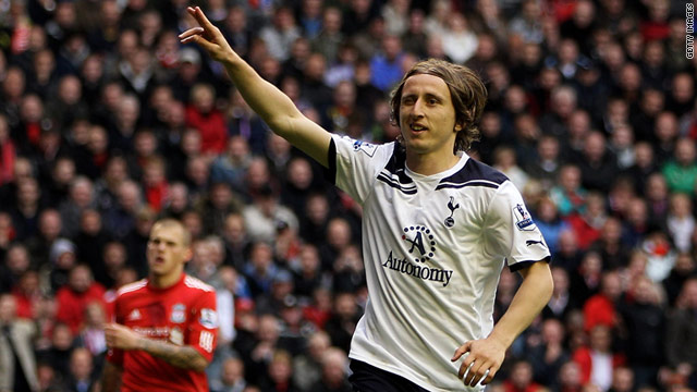 Luka Modric has been a key player for Tottenham since arriving from Croatian club Dinamo Zagreb in 2008.