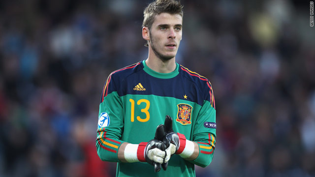 Goalkeeper David de Gea has played for two seasons in Spain's top division with Atletico Madrid.
