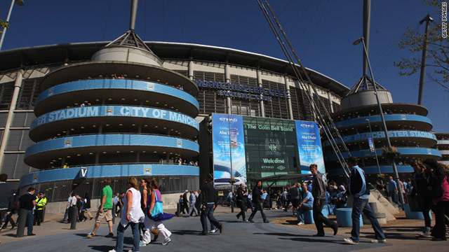 Manchester City moved to their newly-renamed Etihad Stadium in 2003.