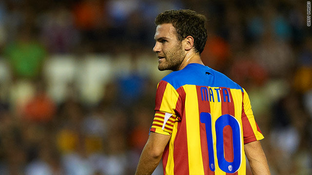 Juan Mata joined Valencia from Real Madrid in 2007. He has made 11 appearances for Spain.
