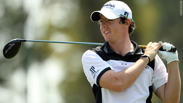 Rory McIlroy followed his opening day 65 with a round of 69 to take the clubhouse lead at the Masters.