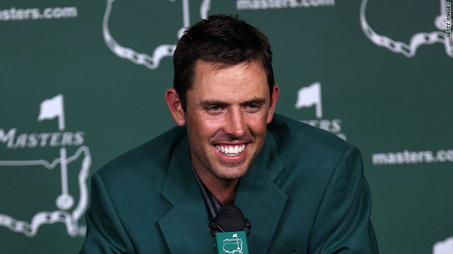 Charl Schwartzel donned the famous Green Jacket after becoming the third South African to win the Masters title.
