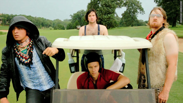 The "Golf Boys" left to right: Rickie Fowler, Ben Crane, Bubba Watson (back) and Hunter Mahan