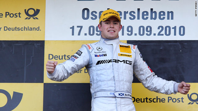 Di Resta has been handed his first F1 drive following his success in the German Touring Car Championship.