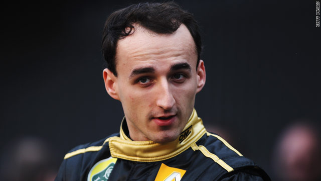 Former Sauber driver Robert Kubica has been with Renault since 2010, and has a contract until the end of next year.