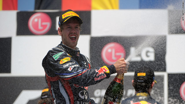 Sebastian Vettel can now potentially wrap up his second successive F1 world title in Japan early next month..