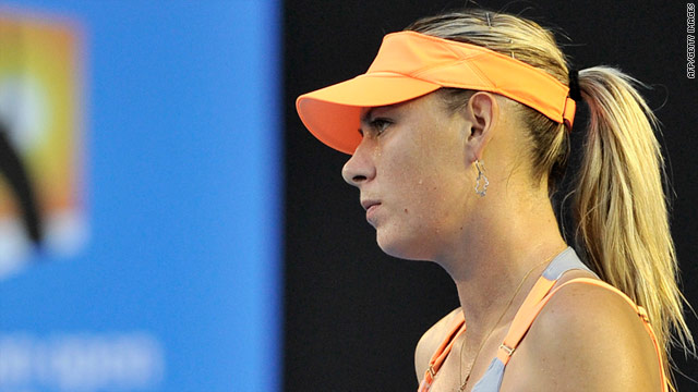 A throat infection has meant that Maria Sharapova will take no further part in the Paris Indoor tournament.