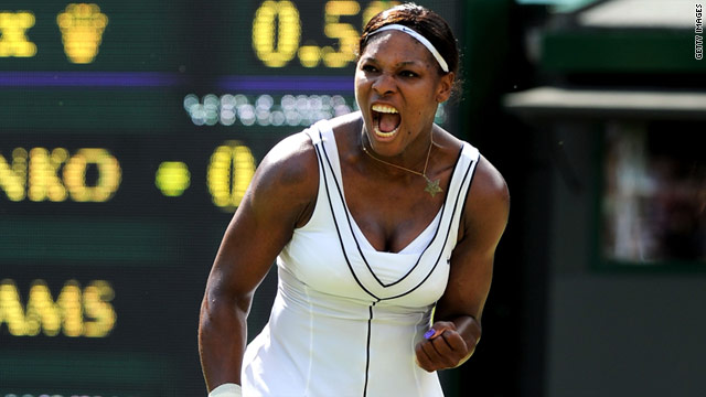 American tennis star Serena Williams continued her winning run in her comeback grand slam event in England.