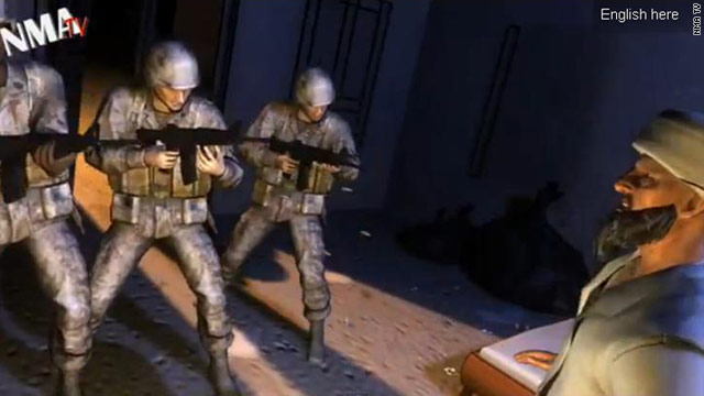 osama bin laden animation. death of Osama bin Laden
