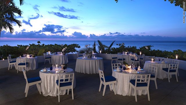 Jamaica's Round Hill Resort offers beautiful ocean views.