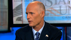 Florida Gov. Rick Scott has been opposed to the proposed high-speed rail line between Tampa and Orlando.