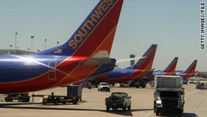 A Southwest Airlines crew was suspended after flying too close to another aircraft.