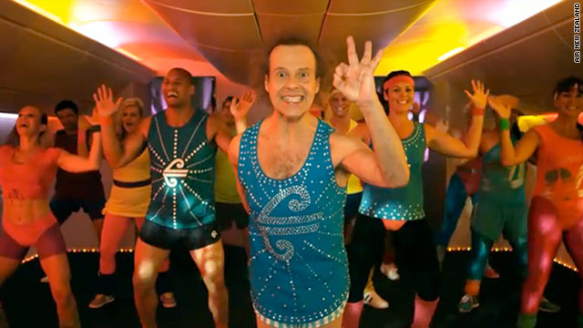 Air New Zealand's new Richard Simmons safety video is the latest attempt among airlines to grab passengers' attention.