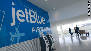 A stun gun was found on a JetBlue flight Friday after it arrived in Newark, New Jersey.