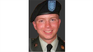 Army Pfc. Bradley Manning is charged with leaking secret material to Wikileaks.
