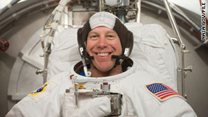 Mission Specialist Tim Kopra was injured in a bicycle accident Saturday, NASA said.