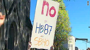 georgia immigration story groups cnn rally protest capitol law plan highlights