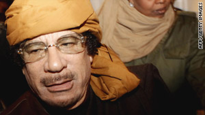 Continued pressure could create a political problem for Libyan leader Moammar Gadhafi.