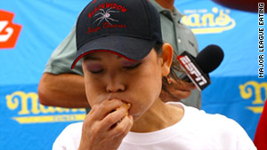 Sonya "the Black Widow" Thomas is currently ranked No. 4 in the world by Major League Eating.