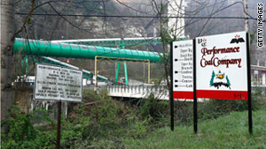 A section of the Upper Big Branch Mine in Montcoal, West Virginia, exploded in April 2010, killing 29.