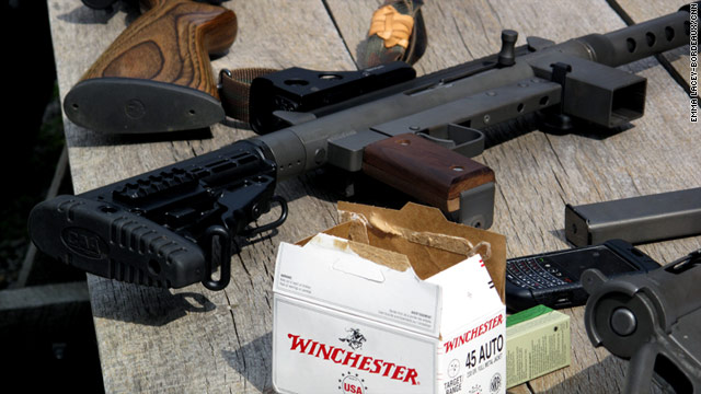 Jason Reichenbach describes his weapons as "big-boy toys."