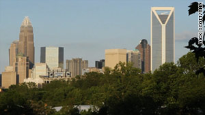 Charlotte's spectacular skyline has grown rapidly since 2000.