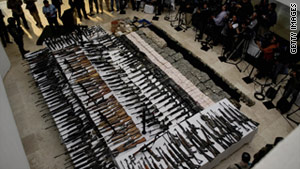 A new report says that more than 70% of firearms submitted to the ATF from Mexico for tracing originated in the U.S.