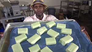 Derreck Kayongo, a Uganda native, started the Global Soap Project  in 2009.