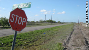In colonias like this one in Hidalgo County, roads are unpaved and sewers unfinished.