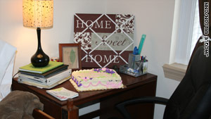 Kathy Becknel and Kelly Batcho of r2r design gave Bea's dorm room a makeover.