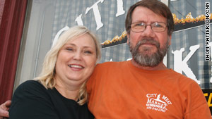 Sharon and Gerald Birkelbach own City Meat Market, one of Texas Monthly Magazine's top 50 barbecues.