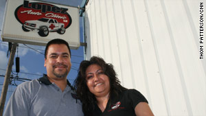 Town leaders Joel and Sandra Lopez have seen Giddings' Hispanic population rise since their high school days.