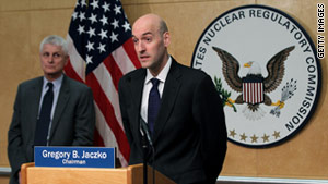 U.S. Nuclear Regulatory Commission chairman Gregory Jaczko speaks on nuclear reactors in Maryland, on Tuesday.