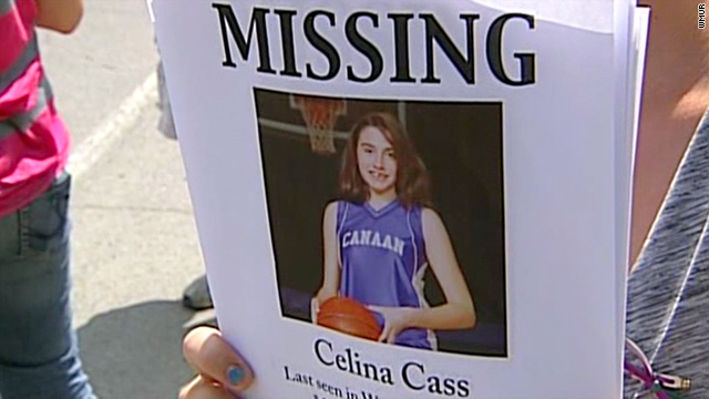 Celina Cass, 11, was last seen in her New Hampshire home on Monday night.