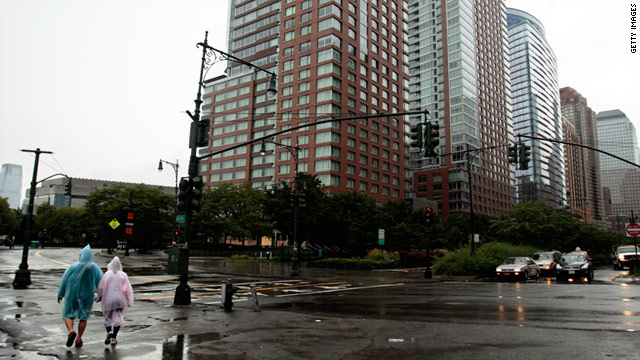 The National Hurricane Center warned that wind hitting upper floors will be stronger than those in most storms during Irene.