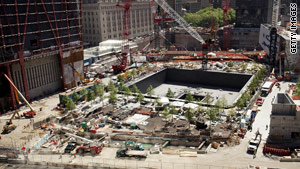 The 9/11 memorial includes more than 400 trees, including a "Survivor Tree" from the old World Trade Center.