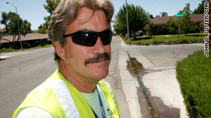 Kevin Perry's official title is "waste water investigator," but he's known around town as the "water cop."