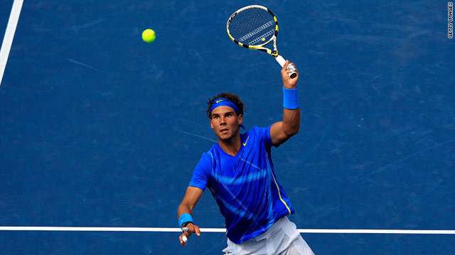 Rafael Nadal competes in the U.S. Open in New York on Sunday, September 4.