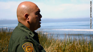 Border agent Jose Romero says smugglers and terrorists could easily sneak into the country from nearby Canada.