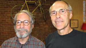 Joe Gable, right, set the tone for Borders. Robert Teicher, left, was the chain's longtime fiction buyer.