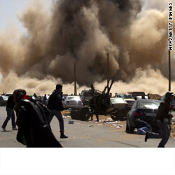 Families flee as conflict rages in eastern Libya