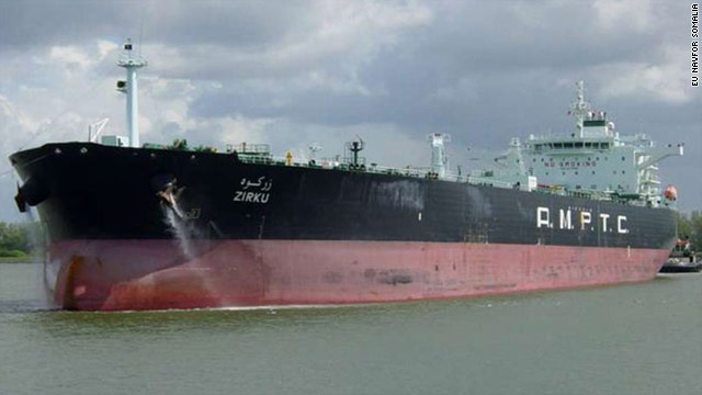The Kuwaiti-owned MV ZIRKU vessel was on its way to Singapore from Sudan when it was attacked on Monday.